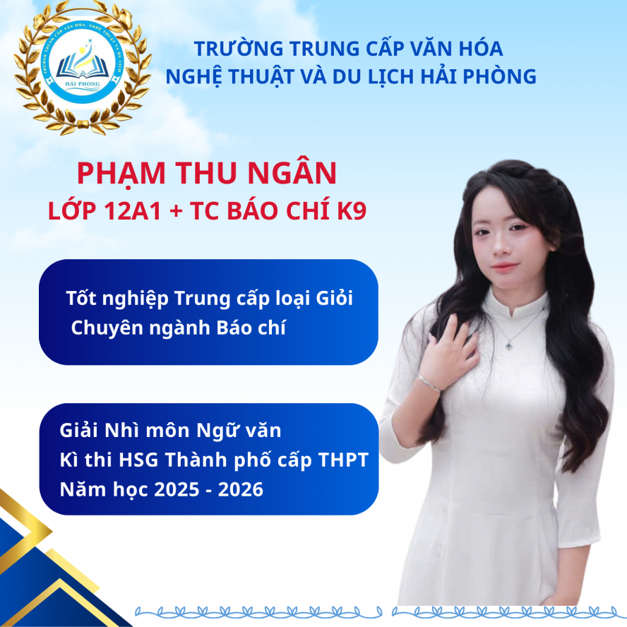 Nữ sinh "song bằng" và hành trình đạt giải Nhì học sinh giỏi thành phố môn Ngữ văn