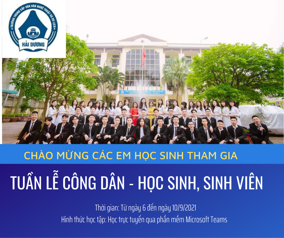 Tuần lễ Công dân - Học sinh, sinh viên  năm học 2021 - 2022