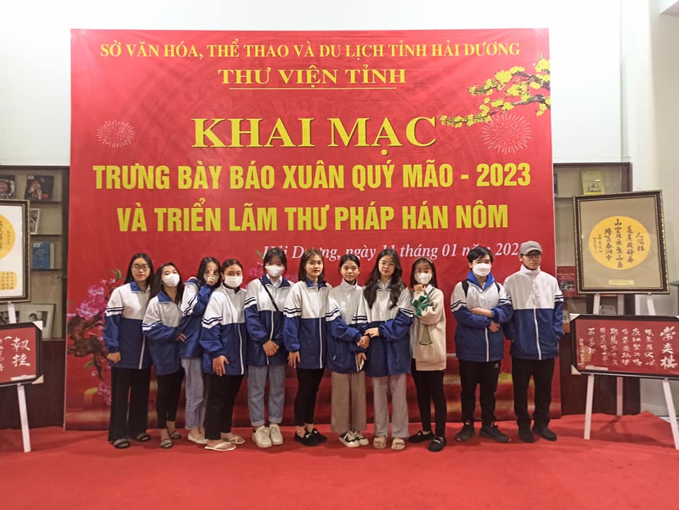 Tham dự sự kiện Trưng bày Báo Xuân Quý Mão và Thư pháp Hán Nôm năm 2023