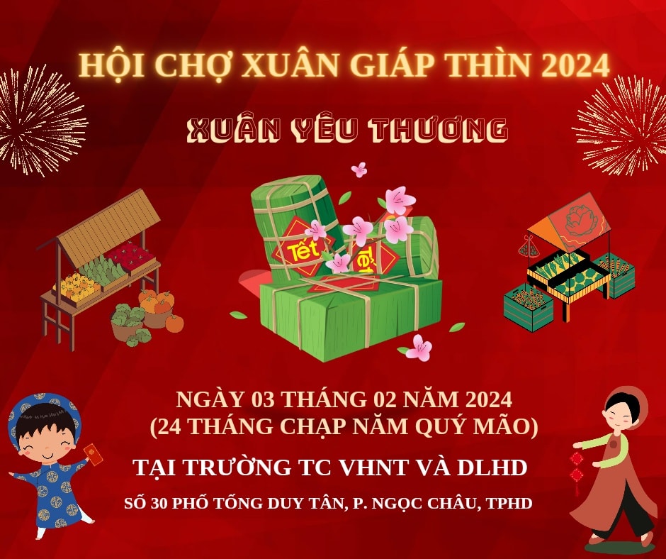 Kế hoạch tổ chức Hội chợ xuân 2024 chủ đề "Xuân yêu thương"