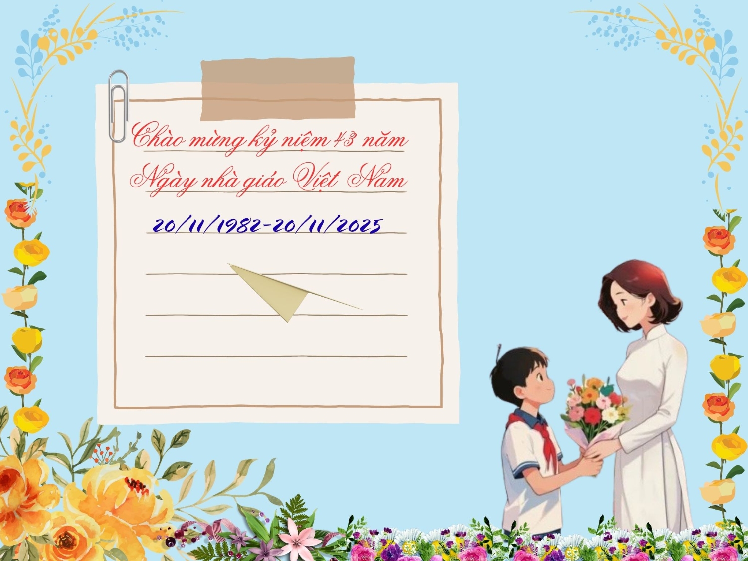 Hoạt động chào mừng ngày nhà giáo Việt Nam